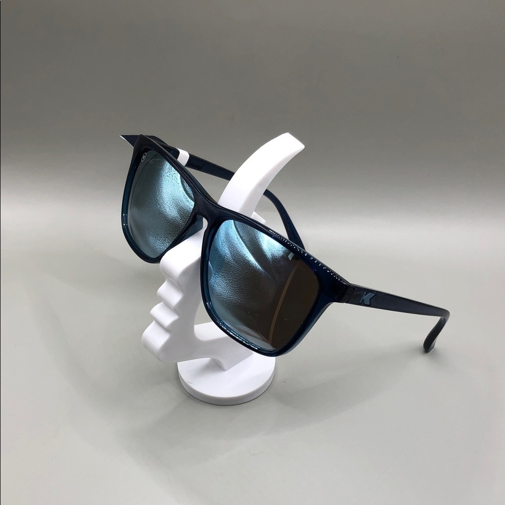 Knockaround Fast Lanes Sunglasses Navy Mirror Polarized Unisex